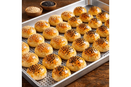 Profesyonel Poğaça Tepsisi ile dengeli pişirme Poğaça Tepsisi ile eşit pişmiş hamur işleri